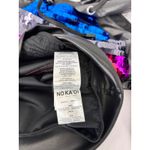 No Ka'Oi Sequin Hoodie Faux Leather Trim Pullover Athleisure Top 00 Black Photo 8