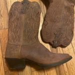 Justin Boots Ladies Justin Distressed Western Leather Cowgirl | Cowboy Heeled Boots Photo 2