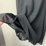 Jonathan Martin Vtg Y2K Black Slip Maxi Dress Velvet Floral Bodice Sz S/M Photo 13