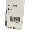 Kenneth Cole Crochet Look Bandeau Black One Piece Strapless Swimsuit NWTs Large Photo 7