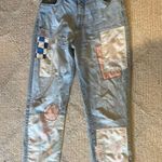 Pilcro Anthropologie “patched” Style Wide Leg Jeans Size 28 Photo 0