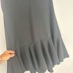 French Connection  Little Black Ruffle Frock Dress Photo 5