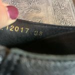 All Black Women’s Black Leather Zip Side Shoes Size 38 Photo 8