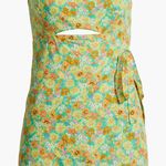 ASTR Keyhole Wrap Floral Mini Dress Photo 3