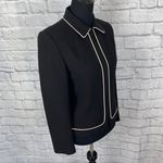 Casual Corner pants dress suit black & white sz 4 Photo 10