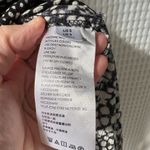 Maeve  by Anthropologie small pull-on black white abstract print viscose dress Photo 4