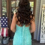 Hoco dress Green Size 4 Photo 3