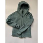 Adidas Z.N.E Women's Zip Up Hoodie Green Pockets Running Jacket Photo 1