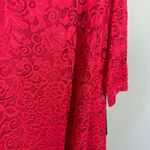 Avenue NWT Red Lace Midi Shift Special Occasion Dress - 30/32 - Womens Plus Size Photo 2