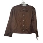 Everlane  Brown Long Sleeve Button Up Shirt XS NWT academia old money neutral Photo 0