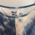 Princess Polly  Milan Blue and White Tie-Dye Dress Photo 10