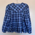 Draper James  Button-Front Top in Midnight Plaid Size XS Photo 3