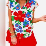 JODIFL  Colorful Floral Blouse Photo 1