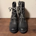 Sorel  NL3491-0152 Black Leather Joan of Arctic Wedge II Waterproof Boots Sz 8 Photo 2