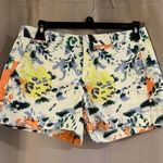 Gap  Floral Print Shorts with Orange and Yellow Accents Photo 0