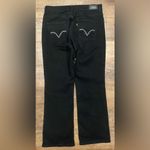 Levi's LEVI’S Black 100% Cotton Slimming 512 Bootcut Studded Pocket Jeans Size 12 Photo 3