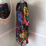 Jams World  High Low Cold Shoulder Cozumel Tunic Top Large Floral Tropical Shirt Photo 4