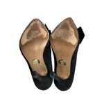 Betsey Johnson Betsey‎ Johnson Black Suede Bow Pointed Toe Kitten Heel Pumps Classic Shoes Photo 9