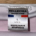 Relleciga NWT  Striped Hot Pink & White Tie Bikini Photo 5