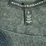 White House | Black Market  Gray Sweater Long Rayon Cashmere Blend Tunic WHBM Photo 6