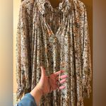 Free People  Feeling Groovy Maxi Dress in Soft Blue Combo Photo 9