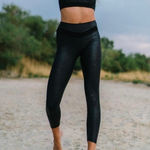 Zyia  Black Kakadu Brilliant High Rise 7/8 24” Leggings Sz.12 NWT Photo 0