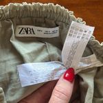 ZARA  Green Smocked Eyelet Lace Skirt Size S Photo 7