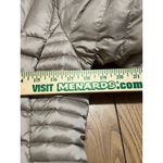 Eddie Bauer Champagne 80% Down Puffer Coat Sz Small Preppy Modern Designer NICE Photo 4
