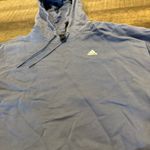 Adidas  Light Purple Cropped Hooded Sweatshirt Photo 1