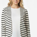 Scotch & Soda Maison Scotch size 2 striped knit open cardigan Photo 0