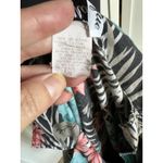 Jeri Marque Womens Blouse Sz‎ 16 Hawaiian Tropical Vintage Print Shirt Hibiscus Photo 7