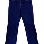 Ralph Lauren Lauren Women’s Dark Blue Wash Straight Leg Jeans Photo 0