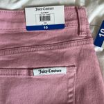 Juicy Couture  Pink Denim Jean shorts, Size 10, 4” inseam, NWT Photo 4