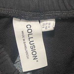 ASOS Collusion Women’s Size 8 Black Pull On Sweat Shorts Photo 5