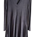 Anthropologie Dolan Left Coast V-Neck Long Sleeve Swing Pocket Dress in Grey, XS Photo 0