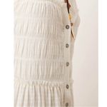 Free People  Ethereal Cottage Desert Dazed Midi Dress Maxi Top Ivory Small Boho Photo 11