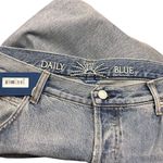NWT Daily Blue Women's Mantra Wide Barrel Jeans Size 31 Relaxed Fit Blue Denim Photo 3