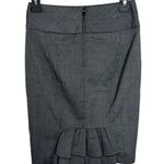Iz Byer charcoal pencil Skirt skirt with ruffle back size 1 junior Photo 1