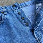 Levi's Vintage 80s Levi’s 501 button fly festival cut off frayed distress jeans shorts Photo 4