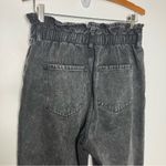 Vervet paperbag high waist jeans black acid Wash vintage style cropped size 29 Photo 5