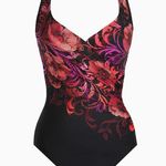 MiracleSuit It’s a Wrap Swimsuit Poppy Slimming Floral Swim Sz 8 New Photo 7