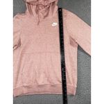 Nike Hoodie Women XS High Neck Pink Heathered Pullover Photo 3