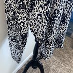 Scoop women’s xs/s animal print‎ kimono Black Photo 3
