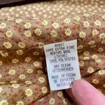 margaret o'leary Women's Vintage Button Blazer Jacket Brown Size Large EUC FLAW Photo 5