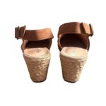 Easy Street Women's Stargaze Espadrille Slingback Wedges Tan Summer Size 8WW Photo 3