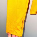 PINK - Victoria's Secret PINK Victoria’s Secret Mustard Yellow Fitted Athletic Quarter Zip Photo 3