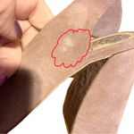 Vince Camuto "ALMISTA" DUSTY ROSE SUEDE SLING BACK BLOCK HEEL SHOES (11M) Photo 9