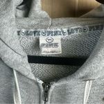PINK - Victoria's Secret  Light Gray Zip-Up Hoodie Y2K Photo 4