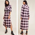 Anthropologie  Cloth & Stone Plaid Maxi Shirtdress Size XS Photo 1
