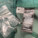 Betabrand crop Cuffed Dress Yoga Ponte Pant Green Geometric Pattern Size XLP Photo 7